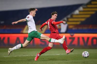  Dušan Vlahović gol Srbija - Irska 