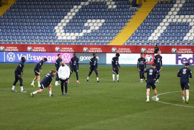  Fudbaleri Francuske trenirali na Grbavici FOTO 