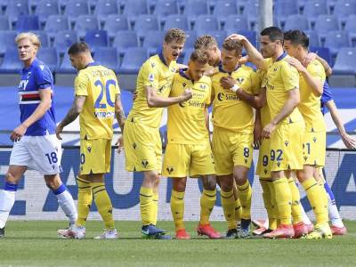  serija a 31. kolo sampdorija verona gol darko lazović 