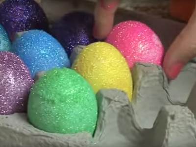  farbanje jaja svjetlucava boja 