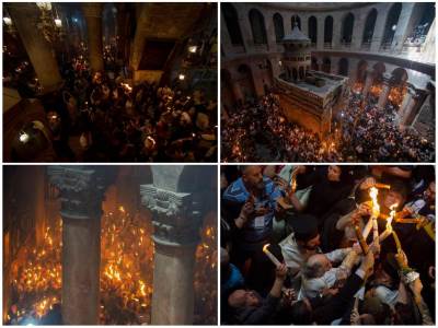  Dočeg blagodatnog ognja u Jerusalimu 