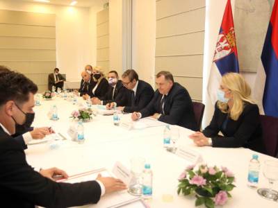  Rukvodstvo RS na sastanku kod Vučića o Kristijanu Šmitu 