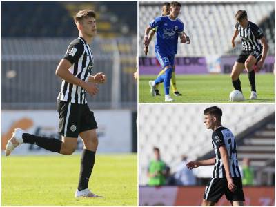  samed baždar fk partizan prvi tim debi juventus 