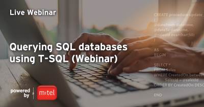  m:tel SQL webinar 