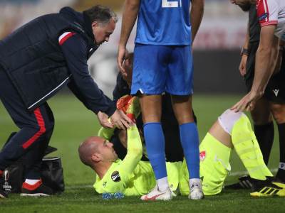  milan borjan povreda zvezda metalac 