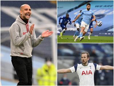  pep gvardiola serhio aguero i hari kejn 
