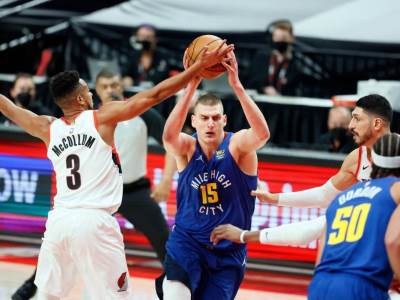  nba liga plej of denver portland 2 1 jokić dabl dabl 