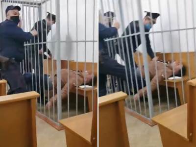  Bjelorusija pokušaj samoubistva sudnica 