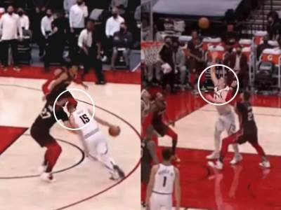  nikola-jokic-ponizavao-blamirao-jusuf-nurkic-ringispil-denver-portland-plej-of-nba-video 