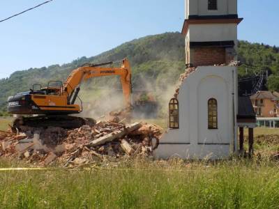  Rušenje crkve u Konjević Polju 