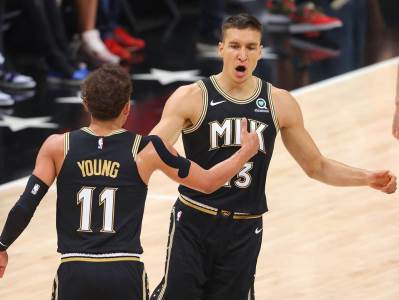  nba bogdan bogdanović 22 poena atlanta filadelfija 103 100 