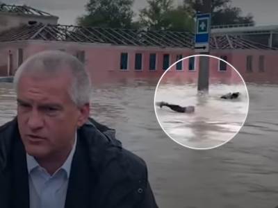 Poplave na Krimu: Premijer se vozio u čamcu, a za njim plivaju specijalci (VIDEO) 