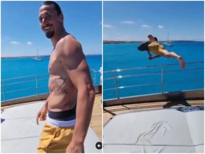 Zlatan Ibrahimović skok sa jahte 