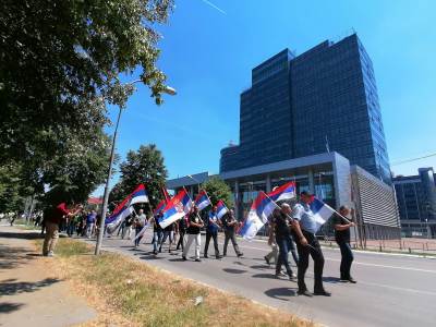  Protest veterana u parku "Mladen Stojanović" (FOTO) 