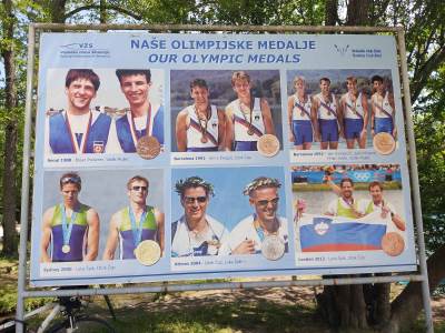 veslanje bled olimpijske medalje 