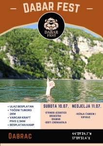  "Dabar fest" narednog vikenda u Dabracu kod Mrkonjić Grada 