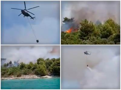  Požar na Čiovu video 