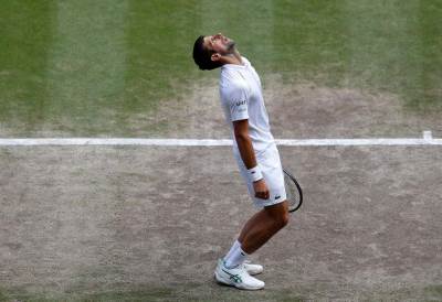  vimbldon novak đoković mateo beretini 