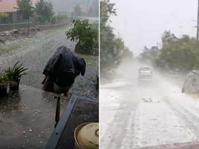  Zabijelio se jug Srbije: Pao grad veličine jajeta, vjetar čupao stabla, zaustavljen saobraćaj (FOTO/VIDEO) 