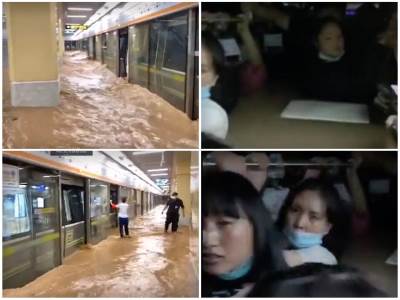  Poplavljen metro u Kini 