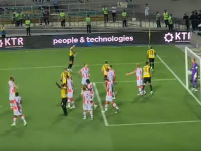  Crvena-zvezda-gubi-od-Kairata-gol-posle-kornera 