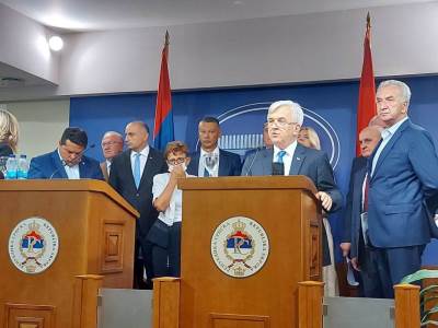  Predstavnici iz RS do daljeg ne učestvuju u radu zajedničkih institucija, u petak posebna sjednica 