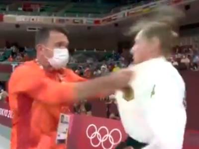  trener ošamario džudistkinju na olimpijskim igrama 