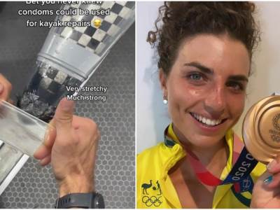  olimpijske igre kajak kondom 