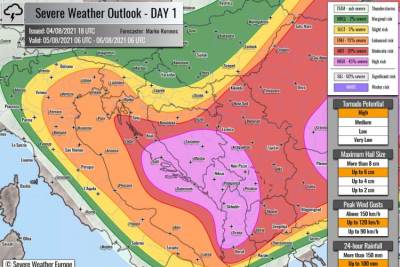  Nevrijeme na Balkanu, BiH prijeti tornado?! 