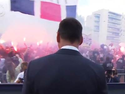  lionel mesi doček navijači psž 