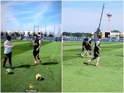  lionel mesi prvi trening u psž-u 