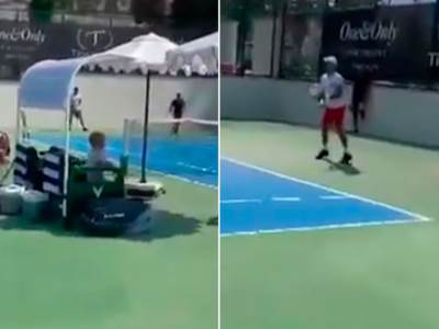  Novak-Djokovic-se-sa-sinom-Stefanom-priprema-za-US-open 