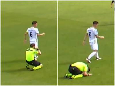  sudija pao na koljena zbog greške 