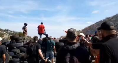  Blokiran put od Podgorice do Cetinja 