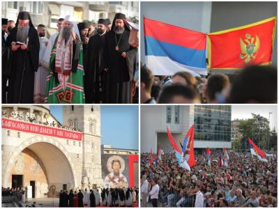  Patrijarh Porfirije stigao ispred hrama u Podgorici, građani ga dočekali aplauzom (FOTO/VIDEO) 