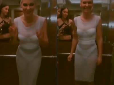  Nastupila u donjem vešu i napravila haos! Nataša Bekvalac pokazala brutalno tijelo ispod skroz providne haljine! (VIDEO) 