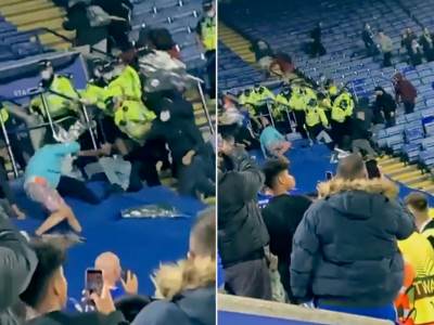  lester napoli tuča navijača 