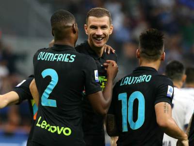  inter - bolonja 6:1 edin džeko dvostruki strijelac 