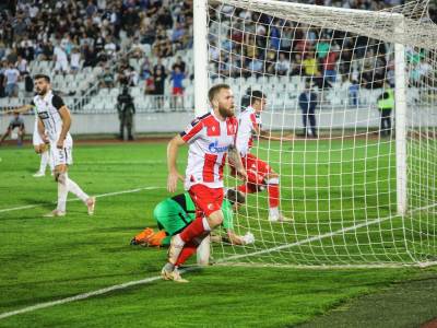  partizan crvena zvezda 165. derbi katai gol za 1:1 