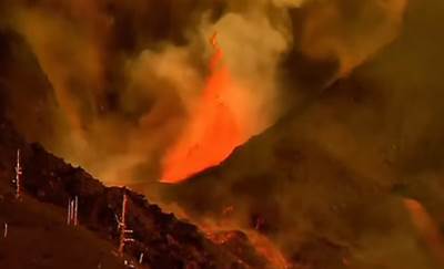  Erupcija vulkana etna  