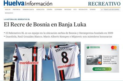  Španski mediji pišu o fk rekreativo 