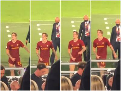  nikolo zaniolo se hvatao za međunožje pred navijačima lacija 