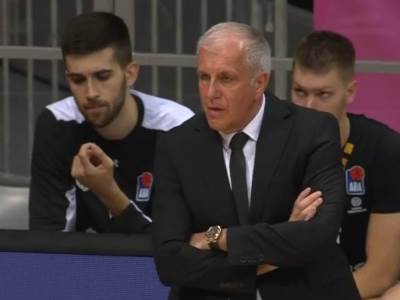  zadar - partizan 73:78 aba liga 1. kolo 