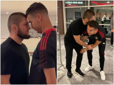  Kristijano Ronaldo i Habib Nurmagomedov nagravanje 