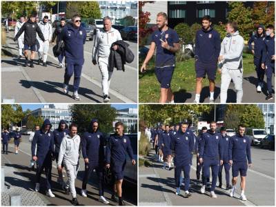  Srbija stigla, Piksi poveo "orlove" u šetnju: Reprezentativci Srbije prošetali kroz Luksemburg! (FOTO) 