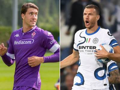  dušan vlahović sa edinom džekom u interu 