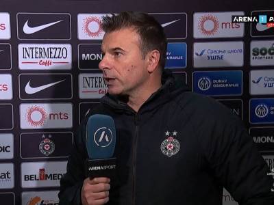  aleksandar stanojević srećan zbog nove pobjede partizana 