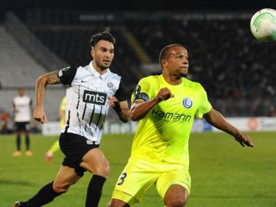  gent poražen u ligi belgije pred dolazak partizana 