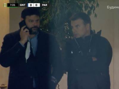  gent partizan aleksandar stanojević gleda iz svečane lože 