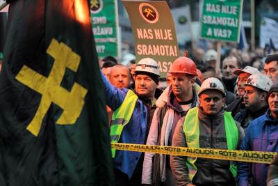  Zenički rudari nastavili štrajk 